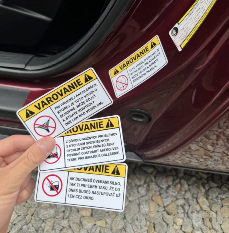 Nálepky na auto