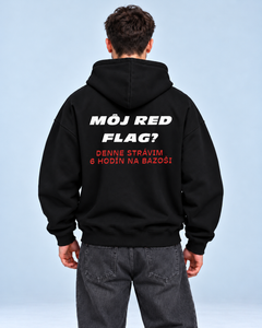 Môj red flag? Bazoš – oversized mikina
