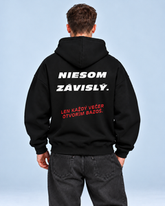 Nie som závislý – Bazoš – oversized mikina