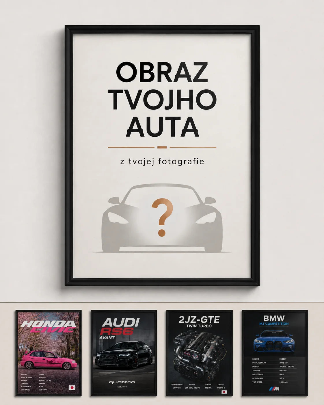 Custom obraz auta z vlastnej fotografie