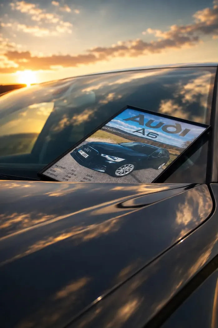 Reálna objednávka Auto Obrazy č. 3 – custom obraz auta a potlačené tričko od zákazníka