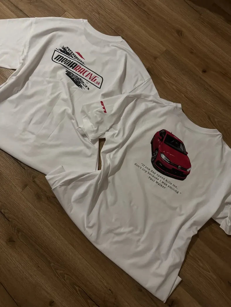 Reálna objednávka Auto Obrazy č. 41 – custom obraz auta a potlačené tričko od zákazníka