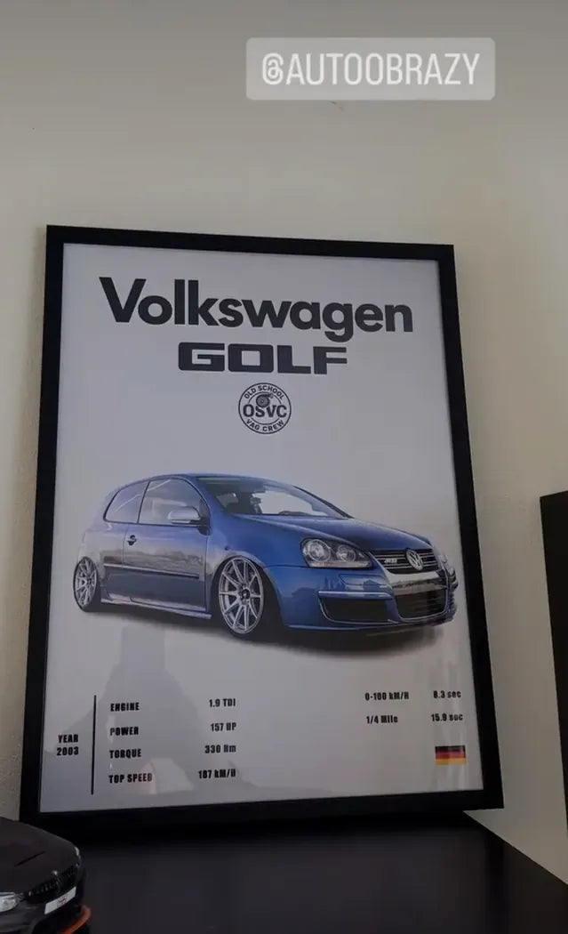Reálne vyrobený personalizovaný obraz auta