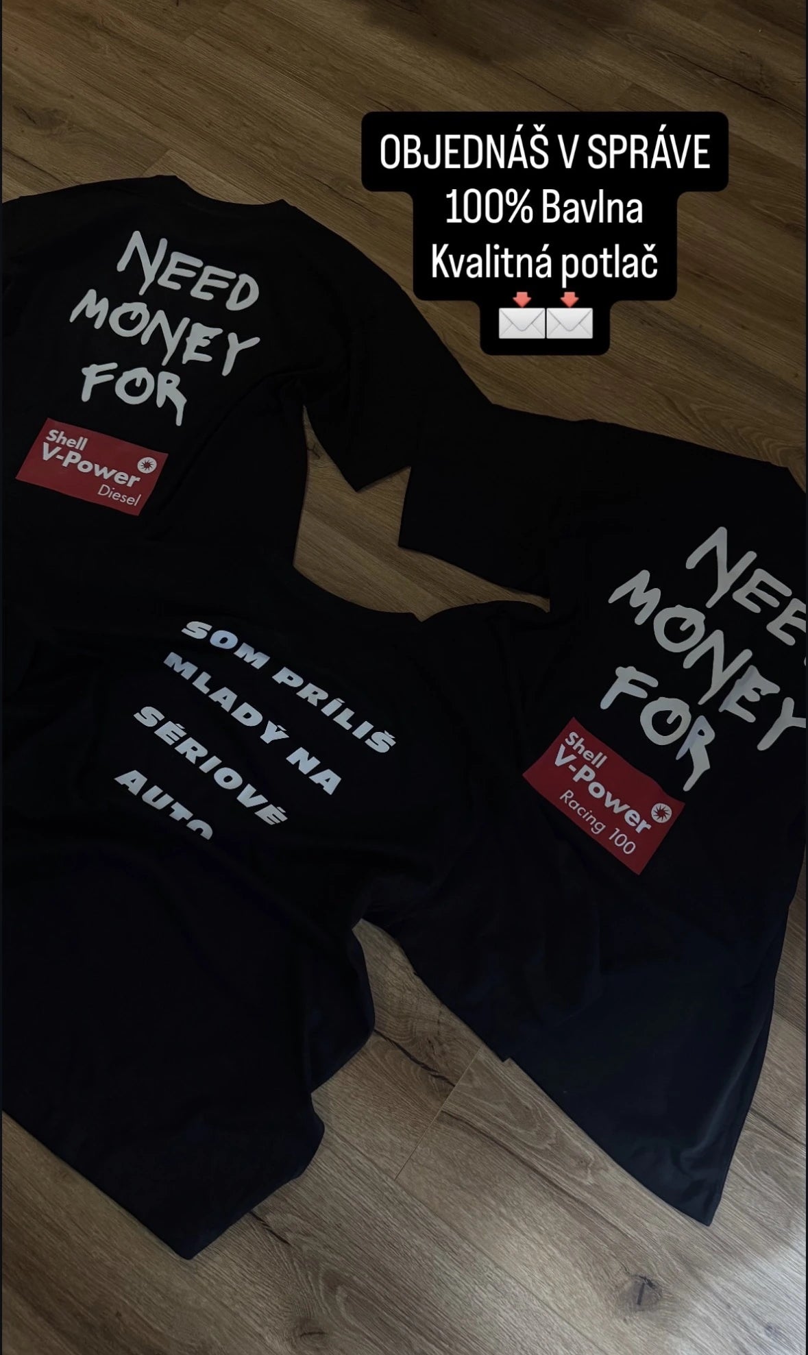 Reálne vyrobené custom tričko Auto Obrazy