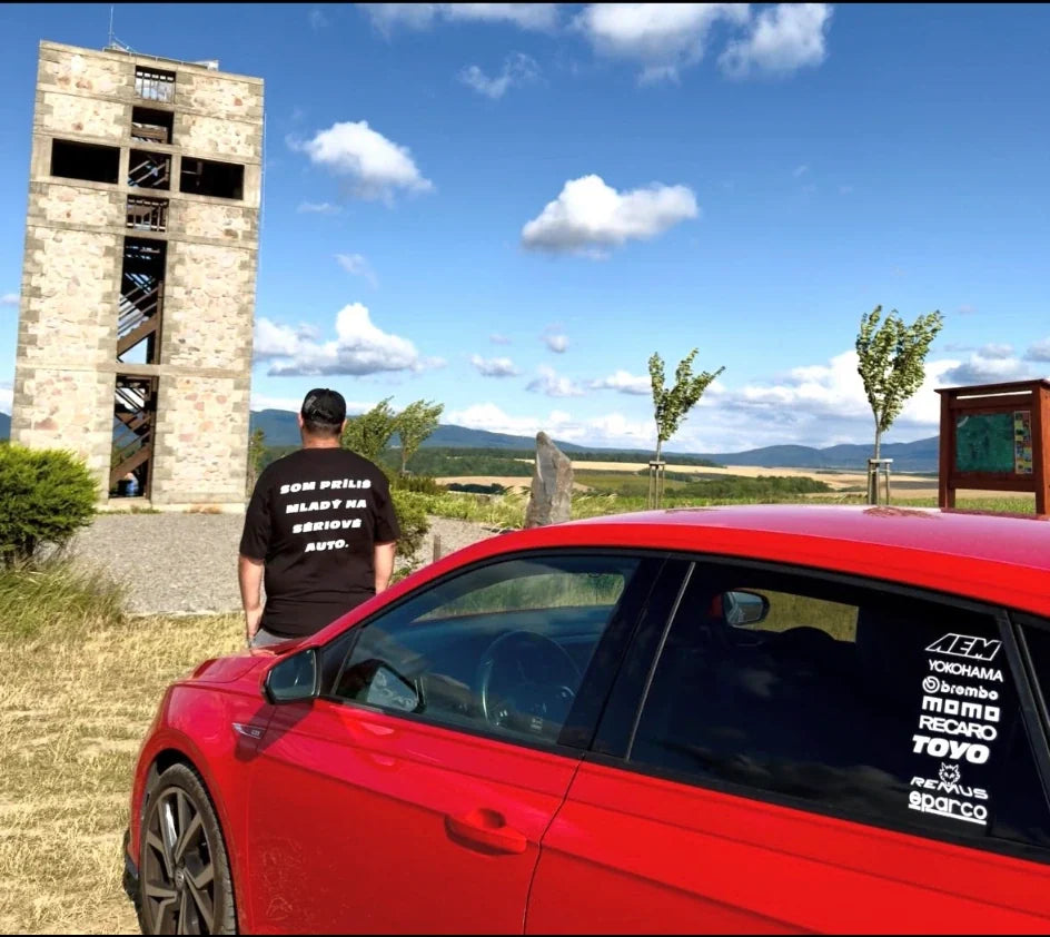 Reálne vyrobené custom tričko Auto Obrazy