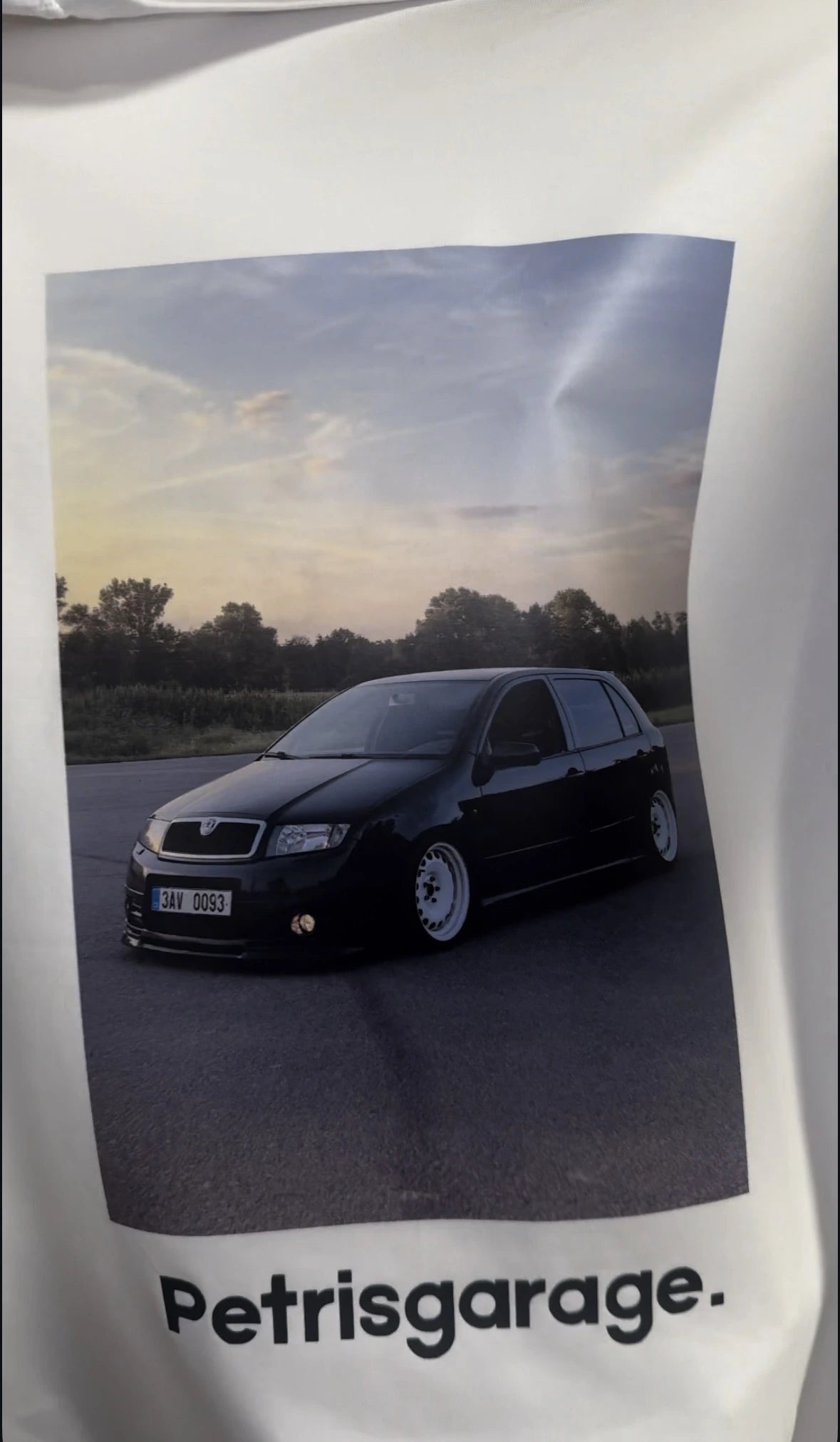 Reálne vyrobené custom tričko Auto Obrazy